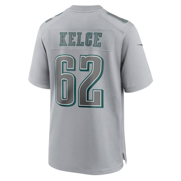 Jason Kelce Philadelphia Eagles  Youth Super Bowl LVII Patch Atmosphere Fashion Game Jersey - Gray - Image 4