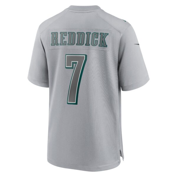 Haason Reddick Philadelphia Eagles  Super Bowl LVII Patch Atmosphere Fashion Game Jersey - Gray - Image 4