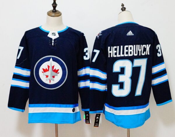 NHL Winnipeg Jets HELLEBUYCK # 37 Jersey