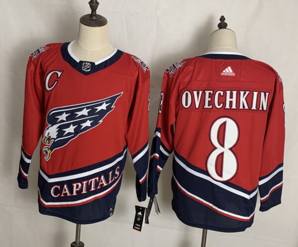 NHL Washington Capitals OVECHKIN  # 8  Jersey