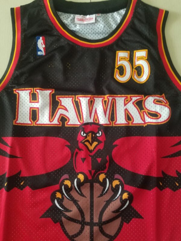 Men's Atlanta Hawks Dikembe Mutombo 1996-97 Hardwood Classics Swingman Jersey - Image 5