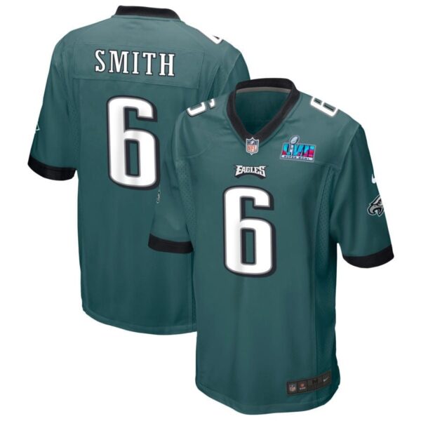 DeVonta Smith Philadelphia Eagles  Super Bowl LVII Game Jersey - Midnight Green