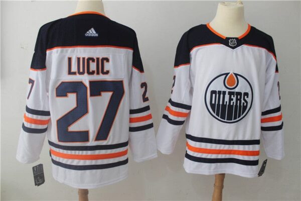 NHL  Edmonton Oilers  LUCIC # 27 Jersey