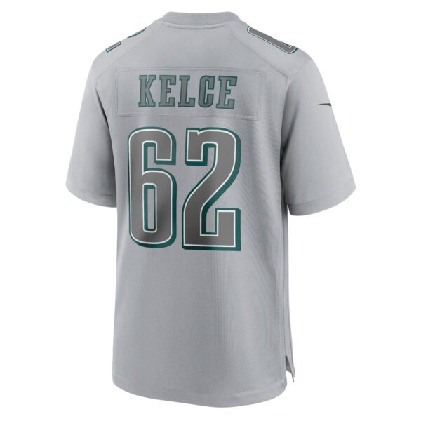 Jason Kelce Philadelphia Eagles  Super Bowl LVII Patch Atmosphere Fashion Game Jersey - Gray - Image 4