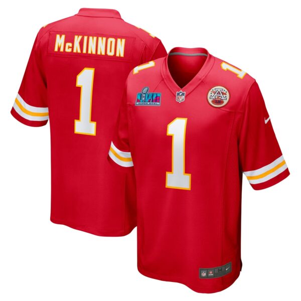 Jerick McKinnon Kansas City Chiefs  Super Bowl LVII Patch Game Jersey - Red
