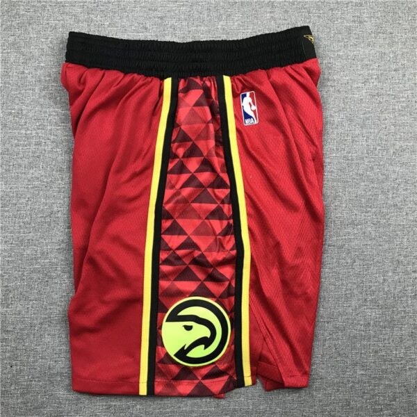 Men's Atlanta Hawks Red Basketball Retro Shorts - Image 3