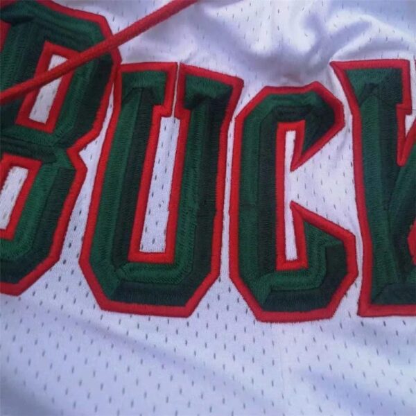 Milwaukee Bucks Throwback Basketball Shorts - Image 3