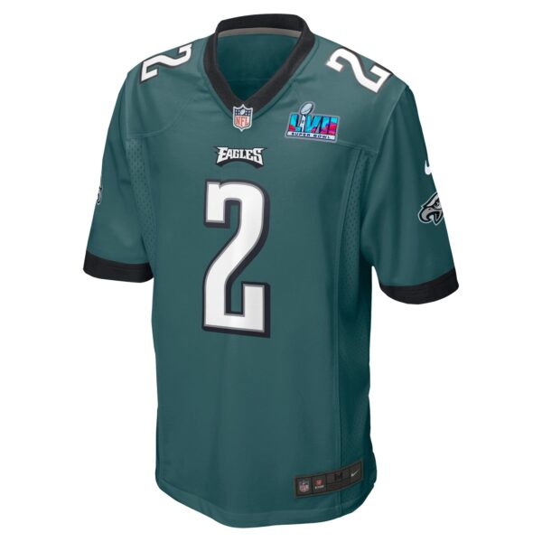 Darius Slay Jr. Philadelphia Eagles  Super Bowl LVII Patch Game Jersey - Midnight Green - Image 3