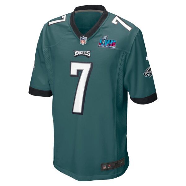 Haason Reddick Philadelphia Eagles  Super Bowl LVII Patch Game Jersey - Midnight Green - Image 3
