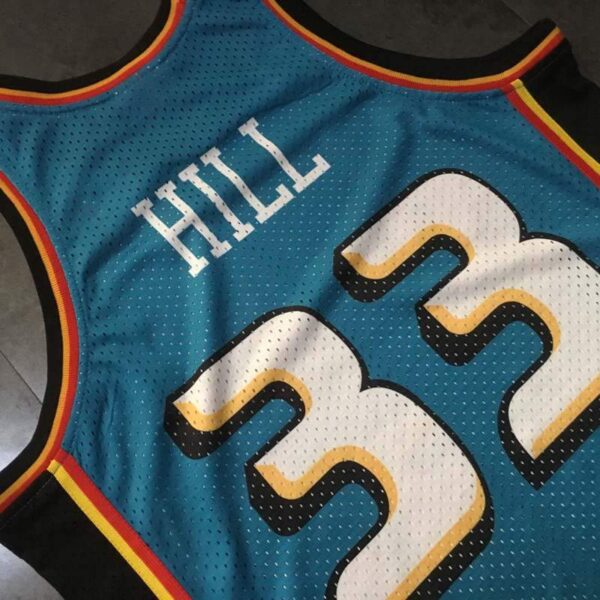 Grant Hill Detroit Pistons Throwback Jersey - Image 5
