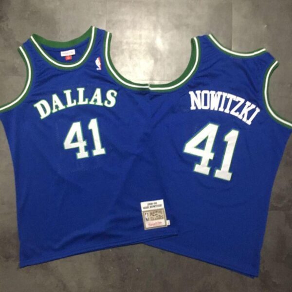 Dirk Nowitzki Dallas Mavericks Throwback Jersey - Image 2