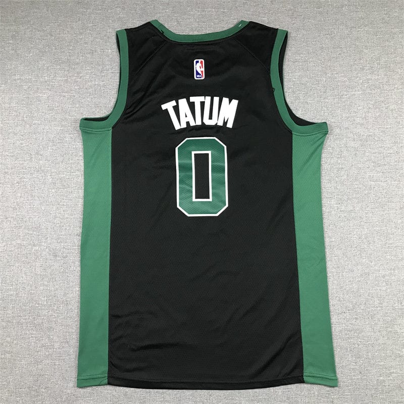 Men's Boston Celtics Jayson Tatum #0 Black 2022/23 Statement Edition Swingman Jersey - Image 2