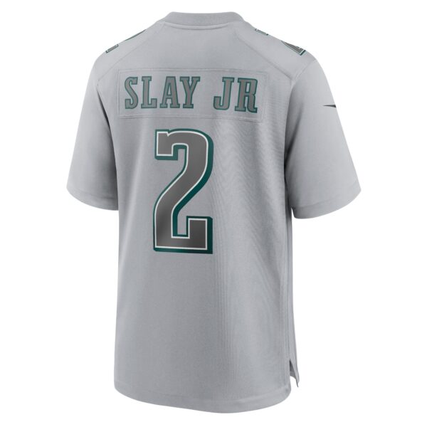 Darius Slay Jr. Philadelphia Eagles  Super Bowl LVII Patch Atmosphere Fashion Game Jersey - Gray - Image 4