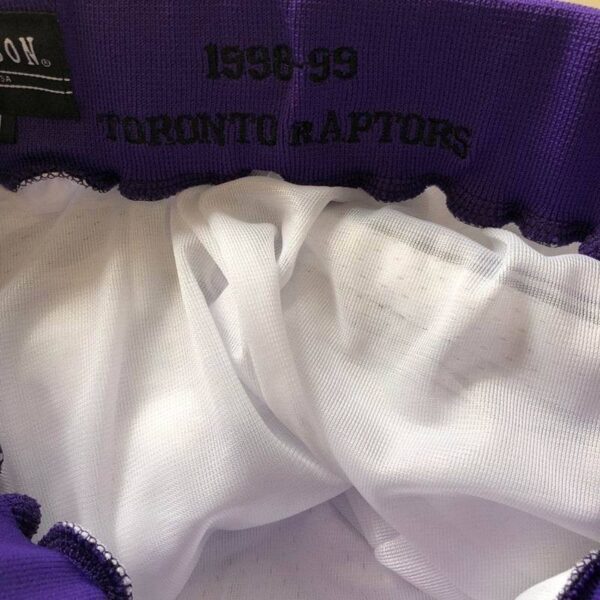 Toronto Raptors Throwback Basketball Shorts - Image 5