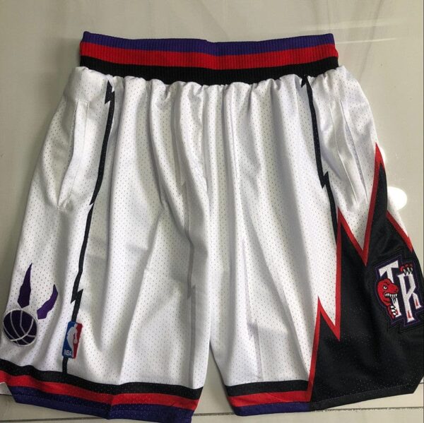 Toronto Raptors Throwback Shorts - Image 2