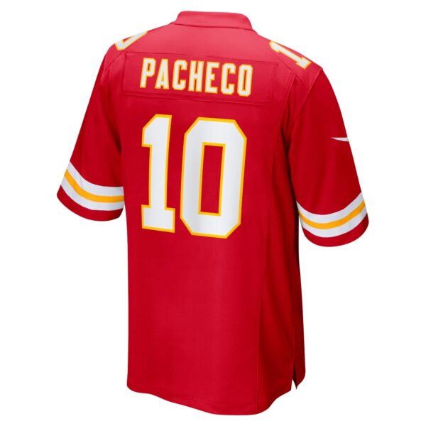 Isiah Pacheco Kansas City Chiefs  Super Bowl LVII Patch Game Jersey - Red - Image 4
