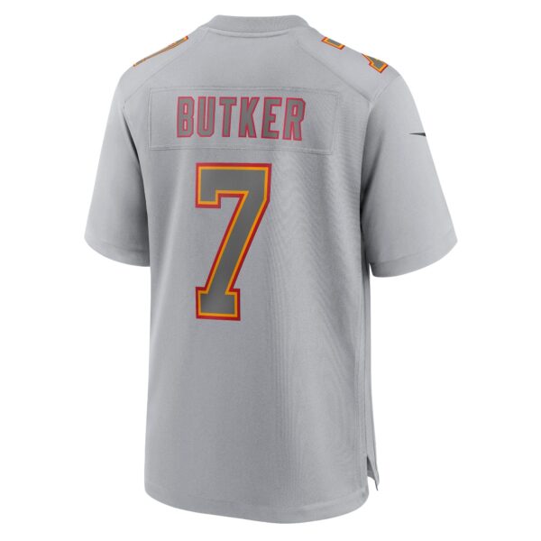 Harrison Butker Kansas City Chiefs  Super Bowl LVII Patch Atmosphere Fashion Game Jersey - Gray - Image 4