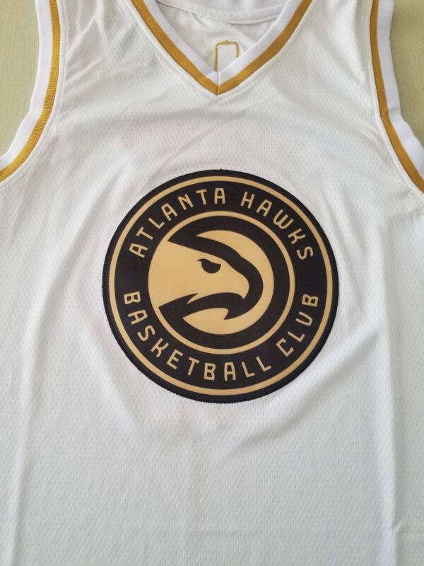 Men's Atlanta Hawks Trae Young #11 White Swingman Jersey - Image 3