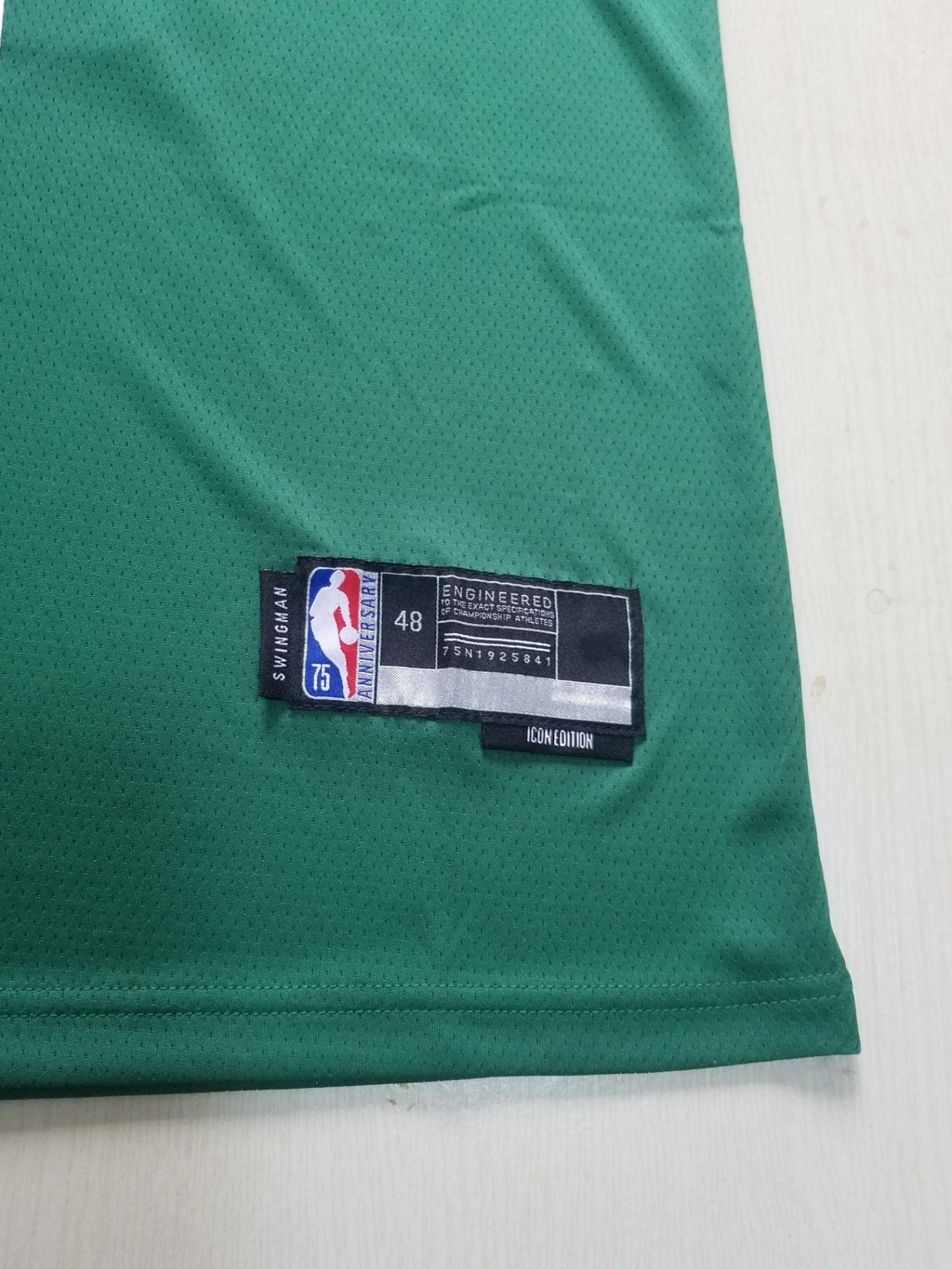 Men's Boston Celtics Jaylen Brown #7 NBA Green Jersey - Image 5