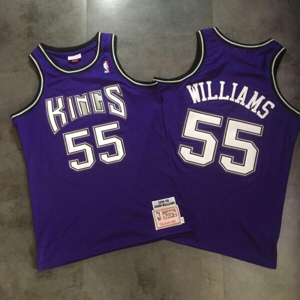 Jason Williams Sacramento Kings Throwback Jersey - Image 2