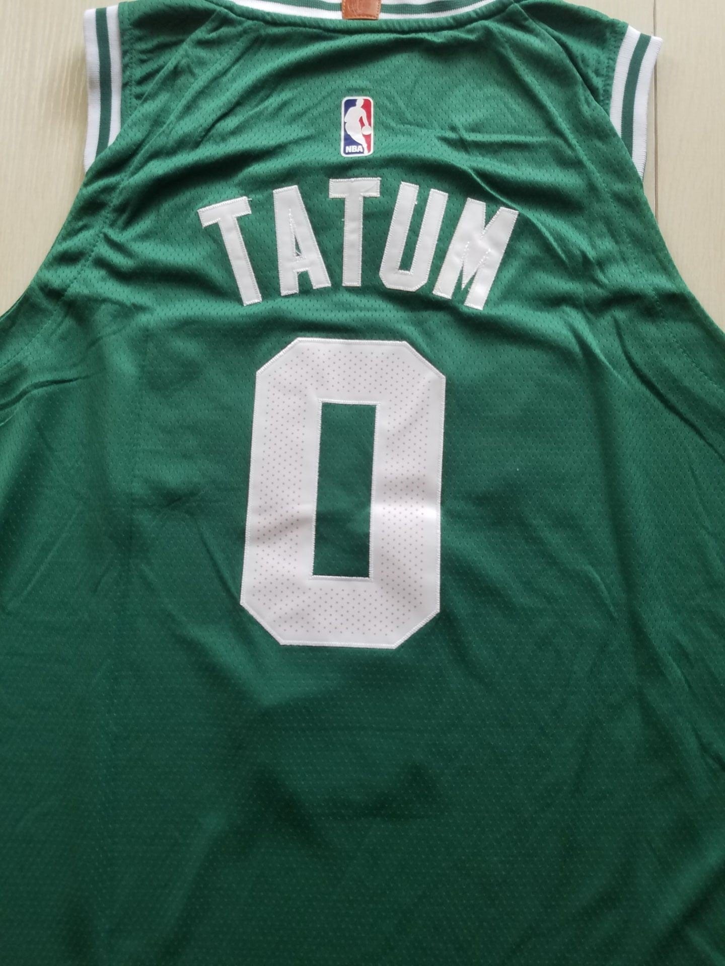 Men's Boston Celtics Jayson Tatum #0 NBA Green 2020/21 Swingman Jersey - Image 3