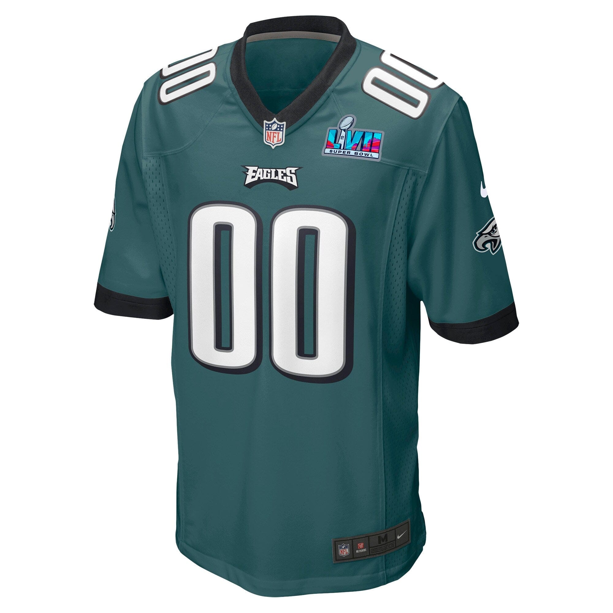 Philadelphia Eagles Nike Super Bowl LVII Game Custom Jersey - Midnight Green - Image 3