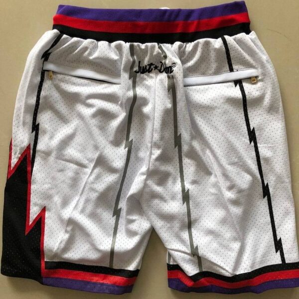 Toronto Raptors Throwback Basketball Shorts - Image 3