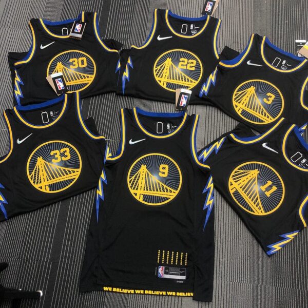 Stephen Curry Golden State Warriors 2021-22 City Edition Jersey - Image 2