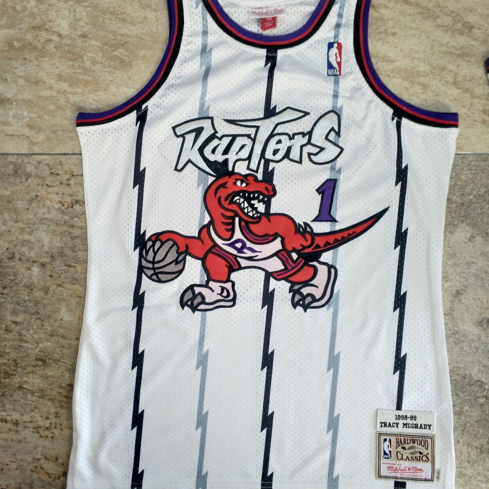 Tracy McGrady Toronto Raptors Throwback Jersey - Image 3