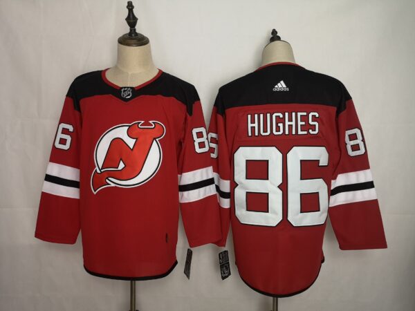 NHL New Jersey Devils HUGHES # 86 Jersey