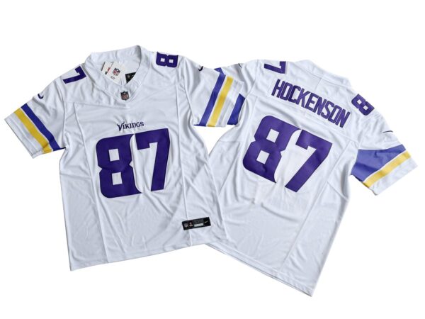 Minnesota Vikings 87# T.J. Hockenson Nike Vapor F.U.S.E. Limited Jersey