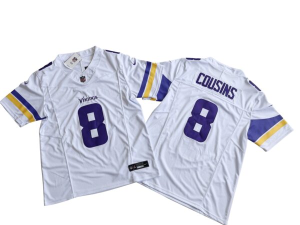 Minnesota Vikings 8# Kirk Cousins Nike Vapor F.U.S.E. Limited Jersey