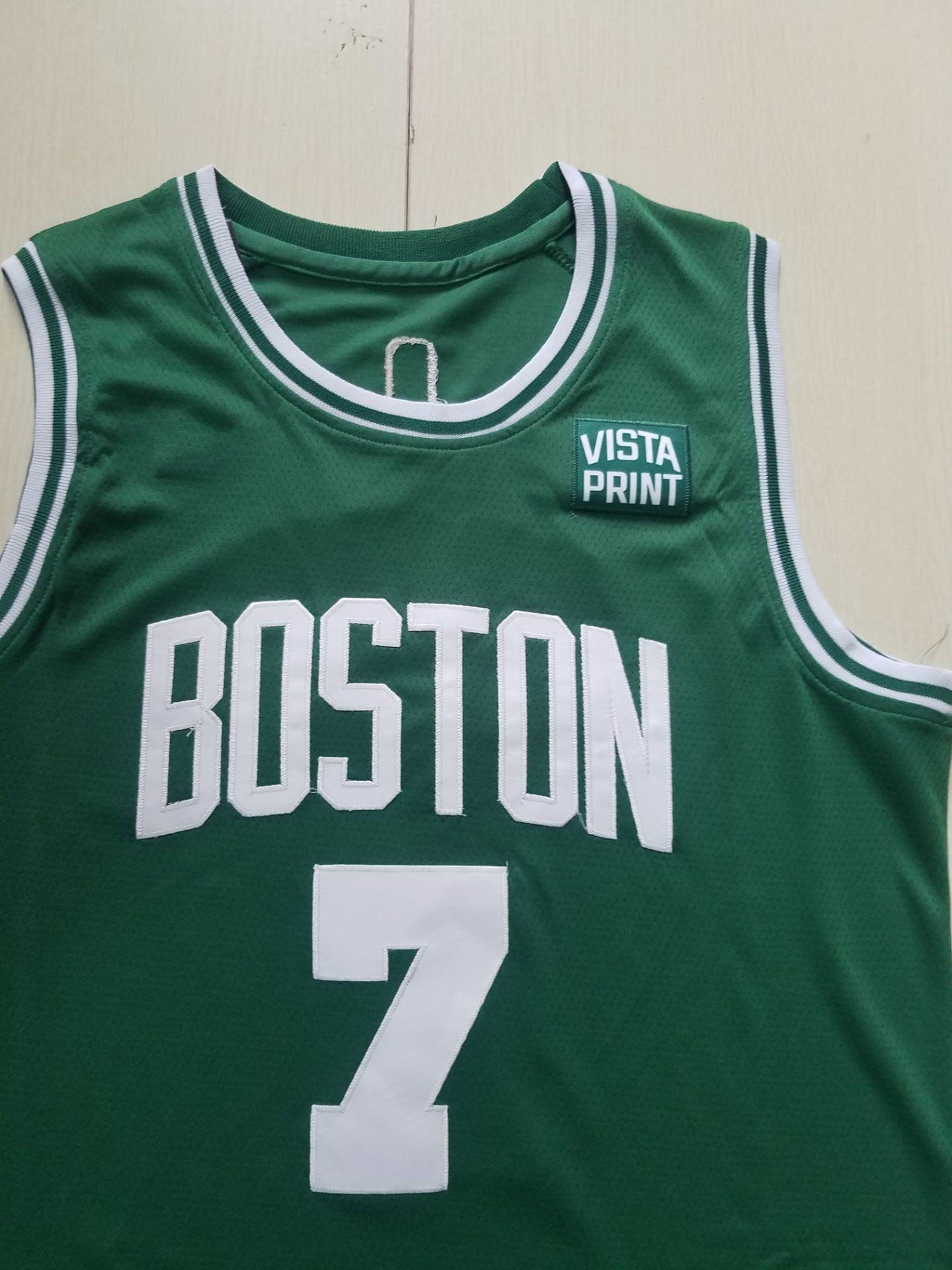 Men's Boston Celtics Jaylen Brown #7 NBA Green Jersey - Image 4