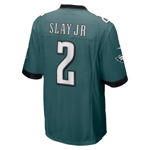 Darius Slay Jr. Philadelphia Eagles  Super Bowl LVII Patch Game Jersey - Midnight Green - Image 4