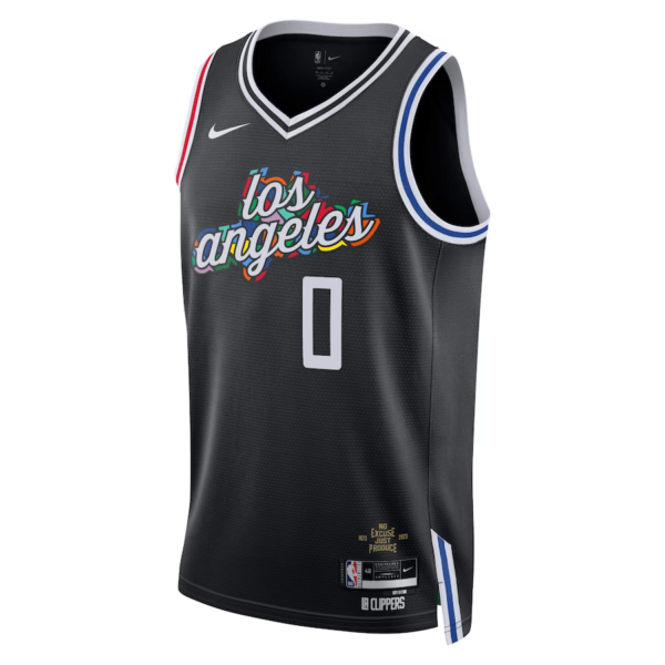 RUSSELL WESTBROOK LOS ANGELES CLIPPERS CITY EDITION 2023-2024 seasonJERSEY - Image 2