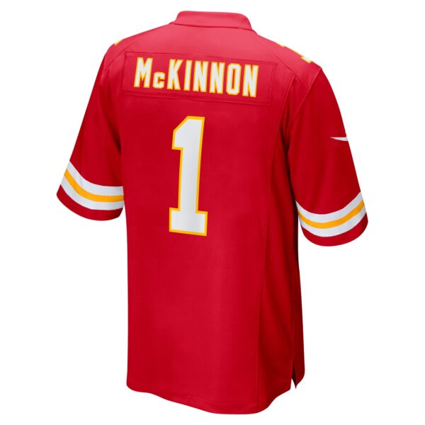 Jerick McKinnon Kansas City Chiefs  Super Bowl LVII Patch Game Jersey - Red - Image 4