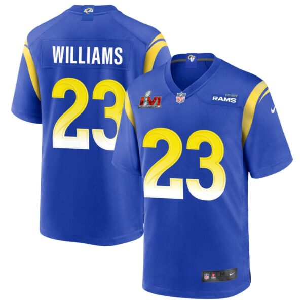 Kyren Williams Los Angeles Rams Nike Super Bowl LVI Game Jersey - Royal