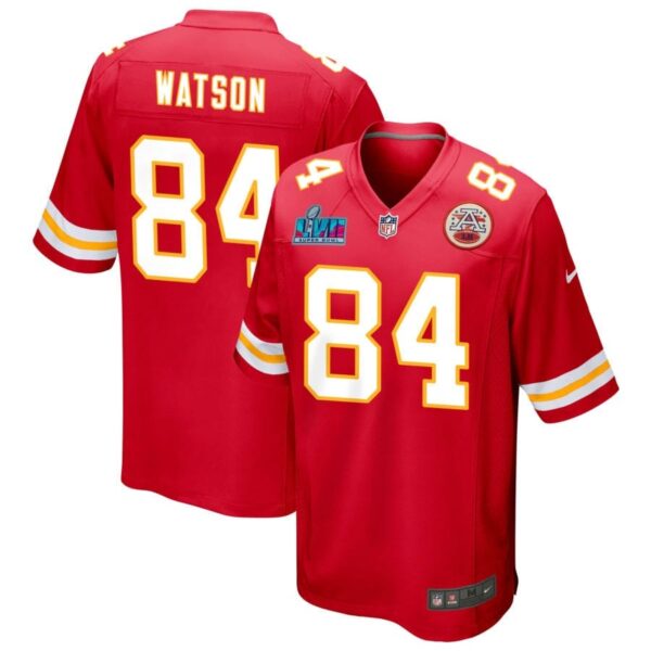 Justin Watson Kansas City Chiefs Nike Super Bowl LVII Game Jersey - Red