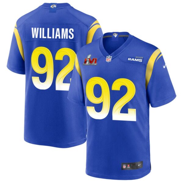 Jonah Williams Los Angeles Rams  Super Bowl LVI Game Jersey - Royal