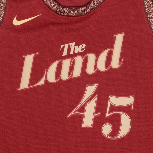 Donovan Mitchell Cleveland Cavaliers 2024 City Edition  Swingman Jersey - Red - Image 3