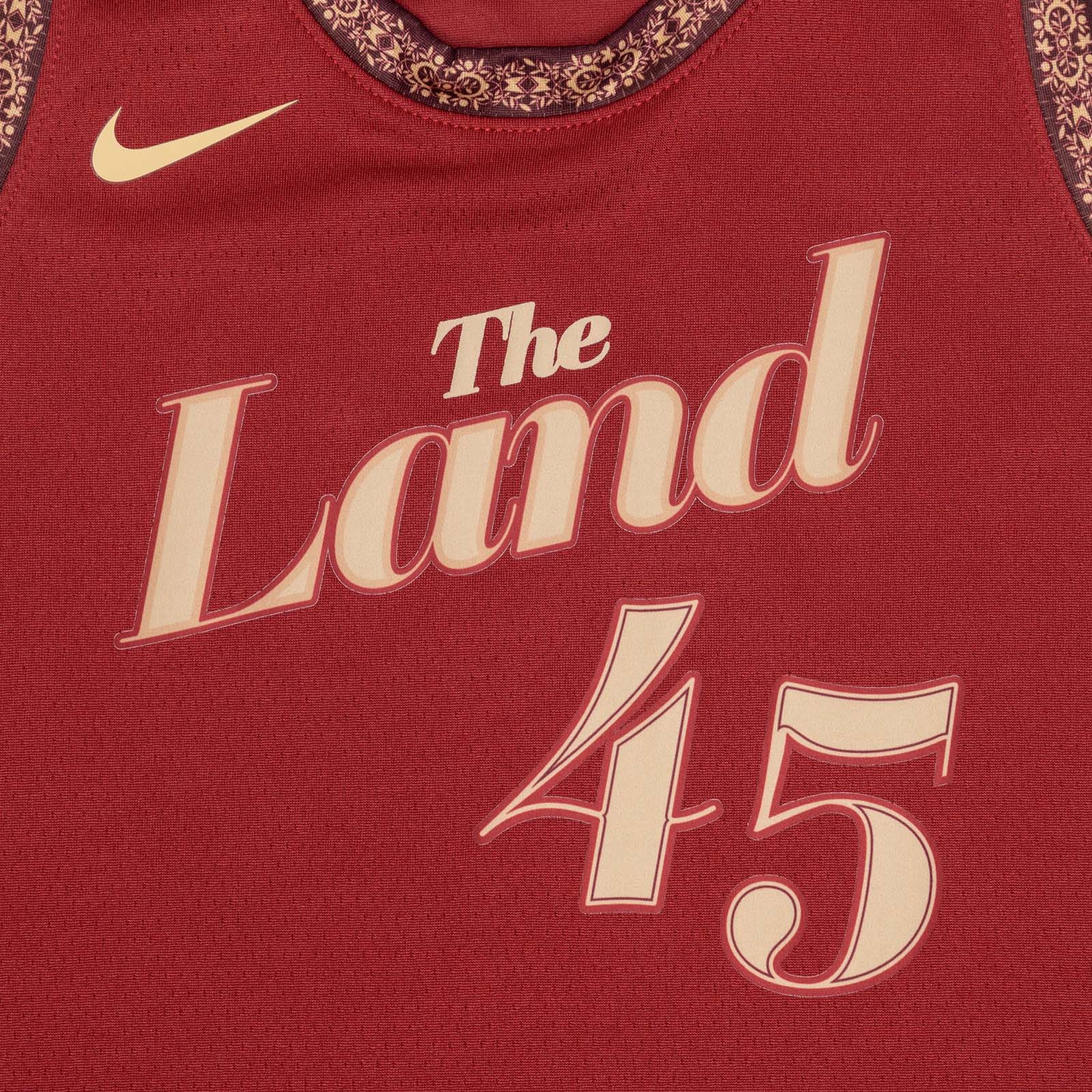 Donovan Mitchell Cleveland Cavaliers 2024 City Edition  Swingman Jersey - Red - Image 3