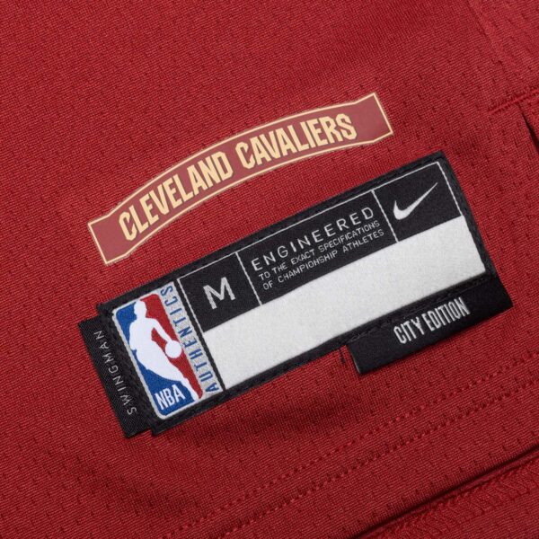 Donovan Mitchell Cleveland Cavaliers 2024 City Edition  Swingman Jersey - Red - Image 5