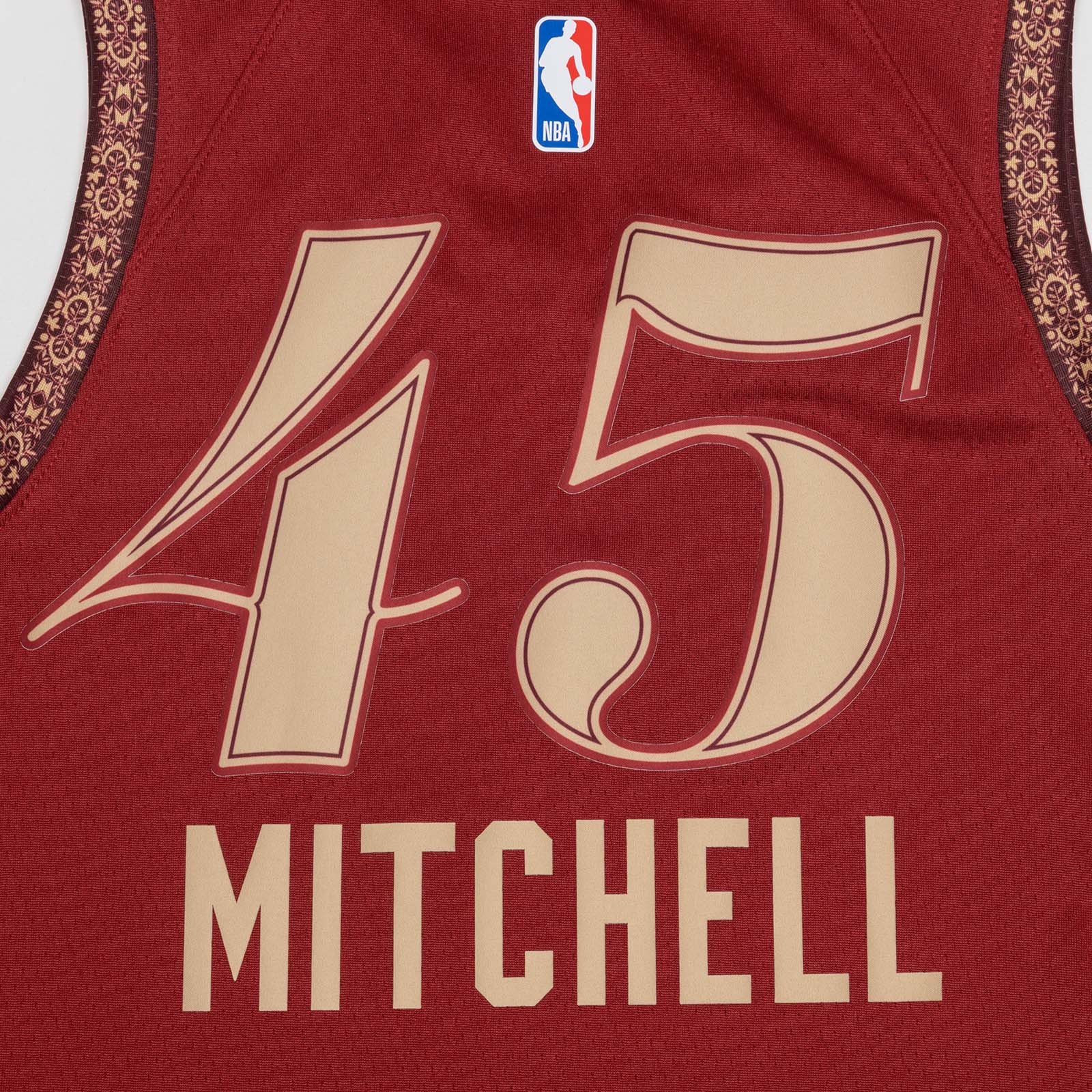 Donovan Mitchell Cleveland Cavaliers 2024 City Edition  Swingman Jersey - Red - Image 4