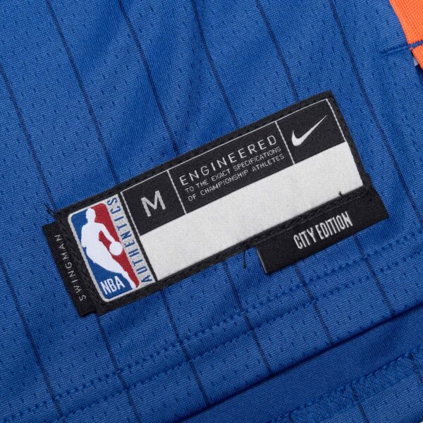 Jalen Brunson New York Knicks 2024 City Edition Swingman Jersey - Navy - Image 5