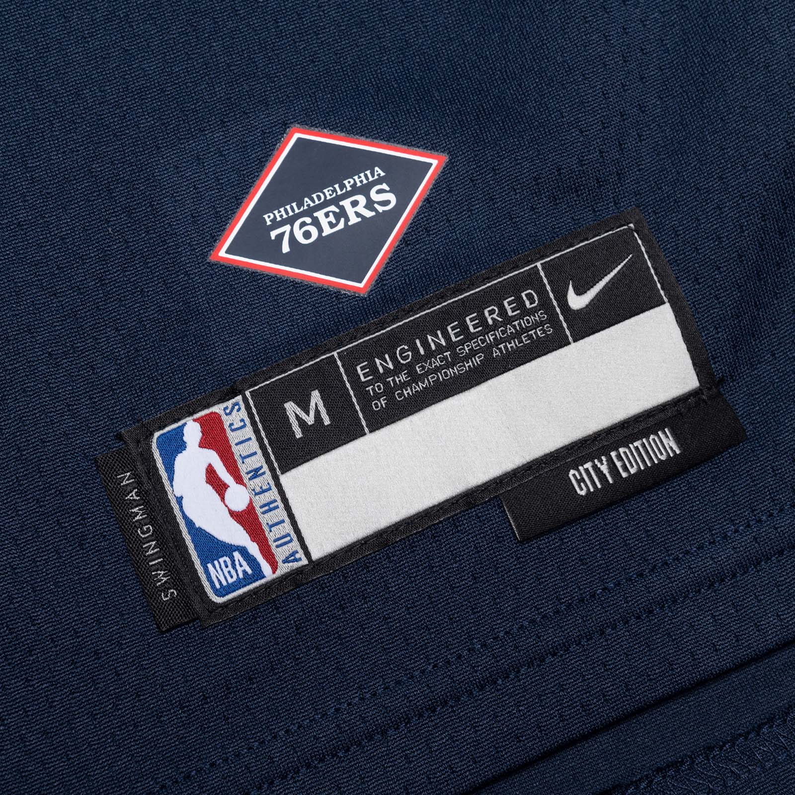 Joel Embiid Philadelphia 76ers 2024 City Edition Swingman Jersey - Black - Image 5