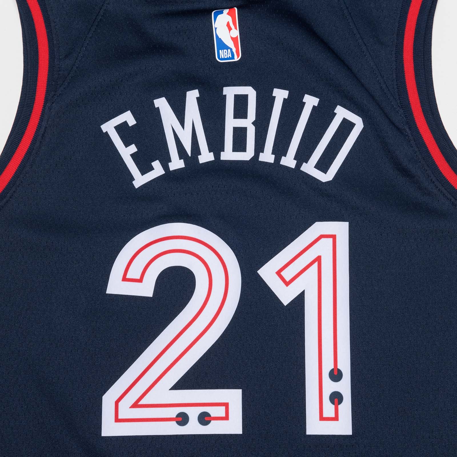 Joel Embiid Philadelphia 76ers 2024 City Edition Swingman Jersey - Black - Image 4