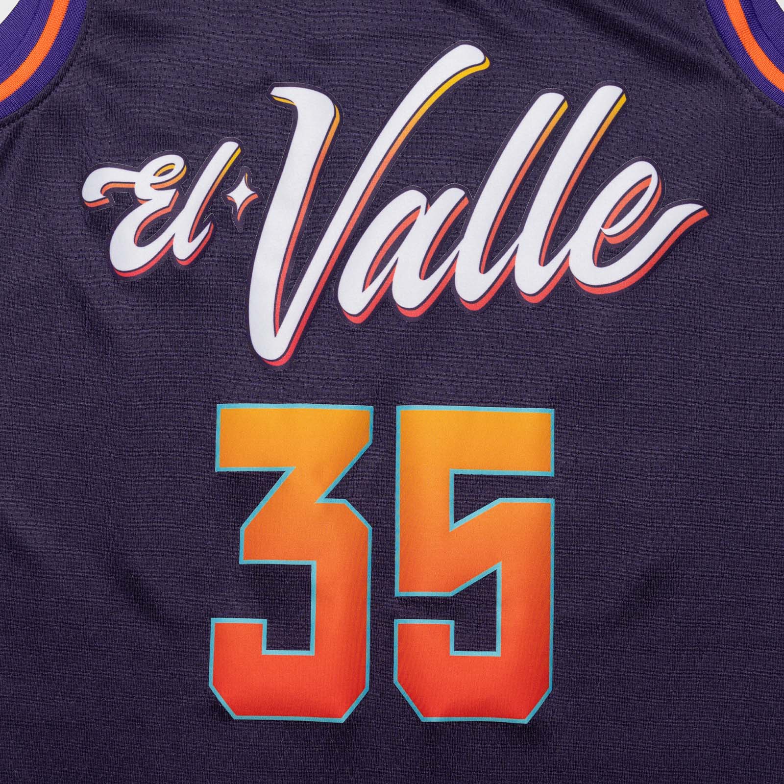 Kevin Durant Phoenix Suns 2024 City Edition Swingman Jersey - Purple - Image 3