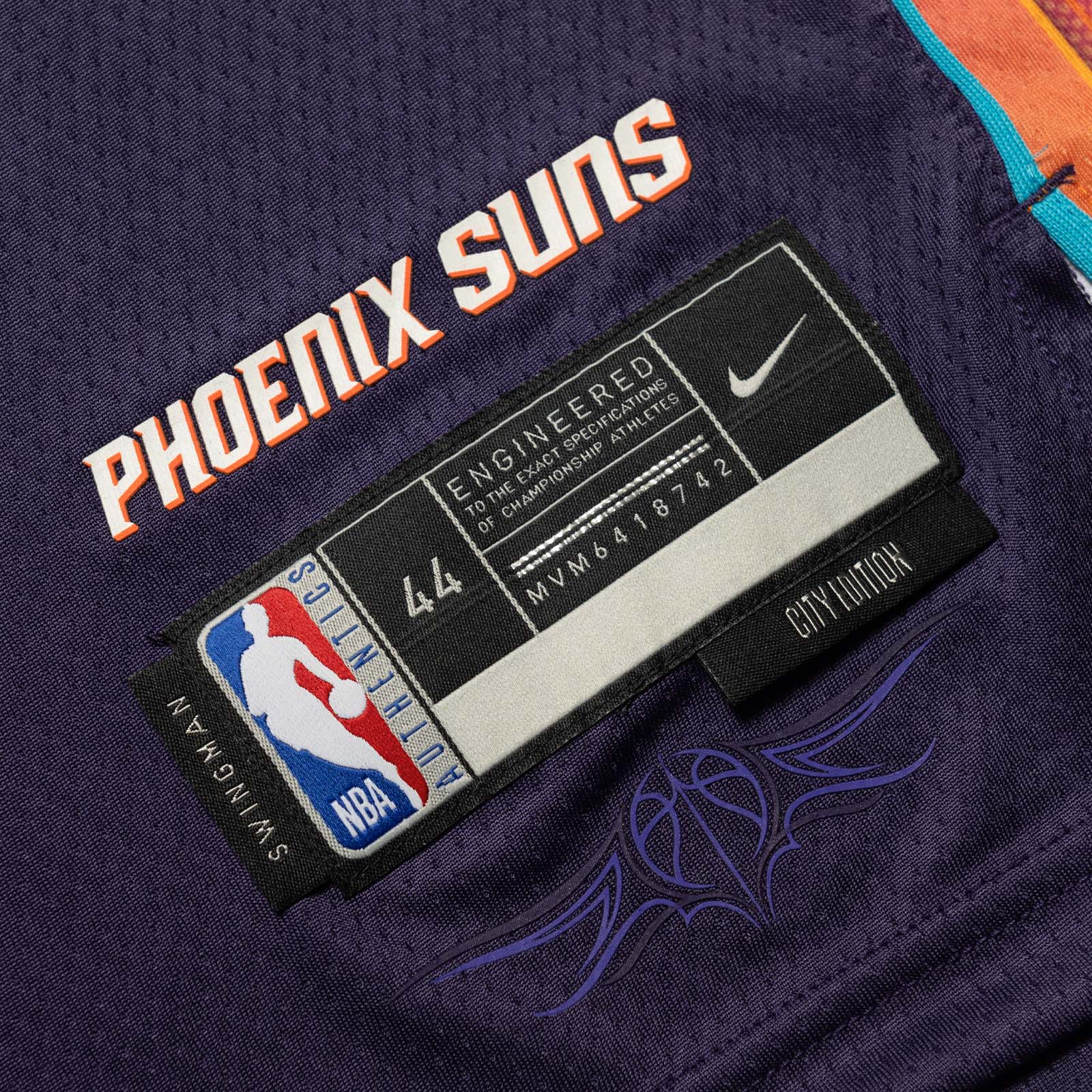 Kevin Durant Phoenix Suns 2024 City Edition Swingman Jersey - Purple - Image 4