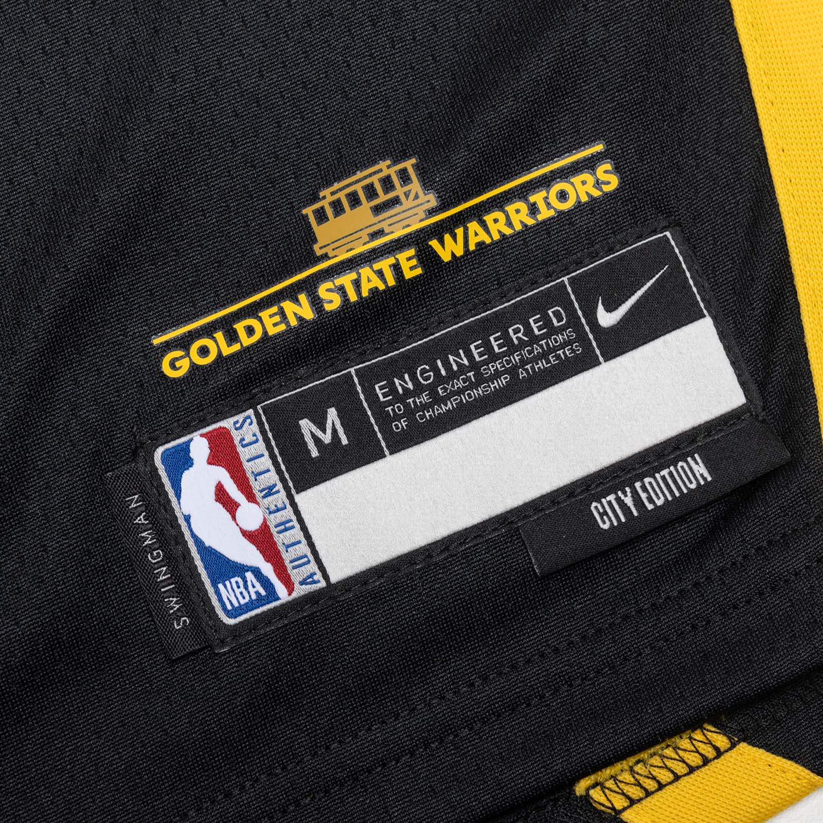 Klay Thompson Golden State Warriors 2024 City Edition Swingman Jersey - Black - Image 4