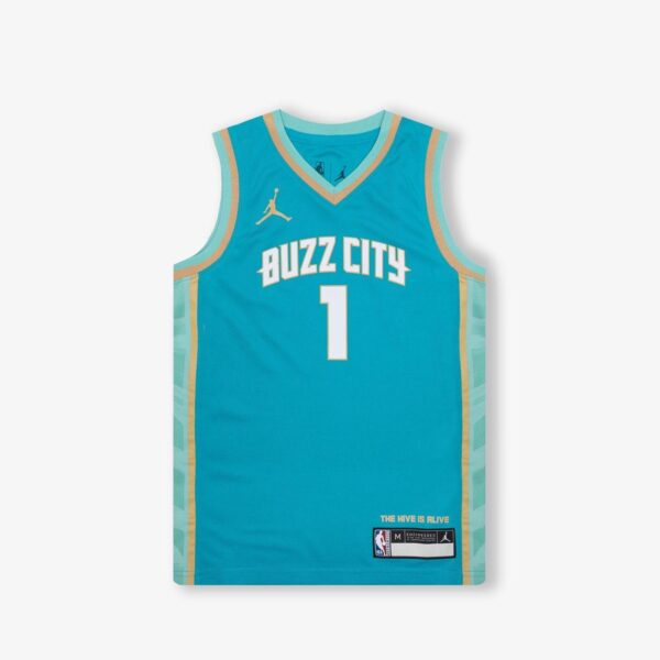 LaMelo Ball Charlotte Hornets 2024 City Edition Swingman Jersey - Teal